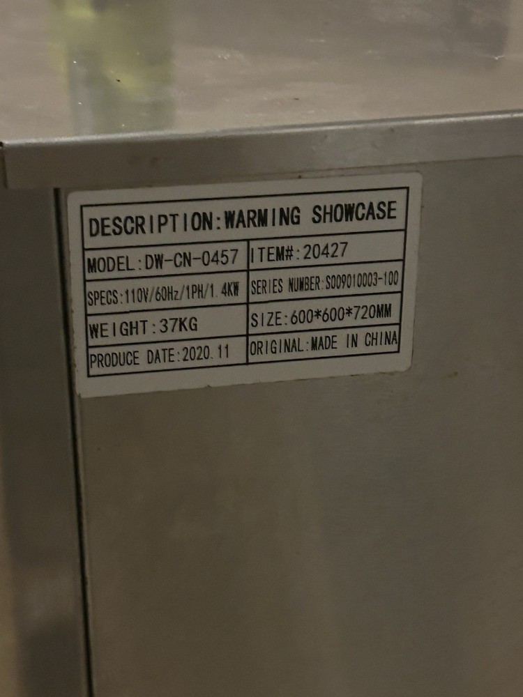 Omcan DW-CN-0457 Warming Oven Table Top 2020