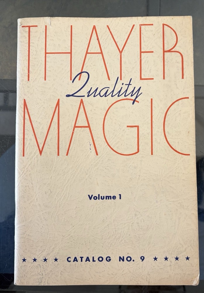 Thayer’s Quality Magic Catalog 9 Volume 1 - 1943