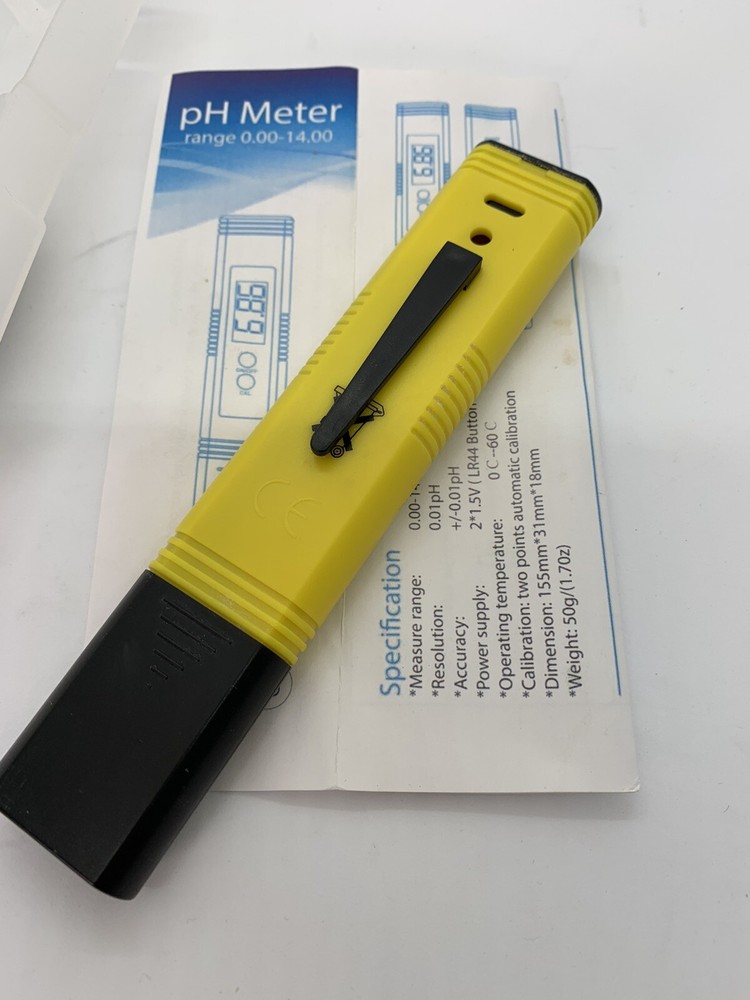pH Meter Range 0.00 To 14.00 Pen Digital