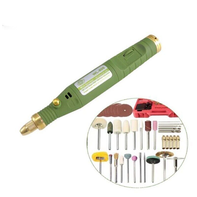 Mini Electric Drill Multifunction Grinder Set Micro-drilling Tool Kit WL-800