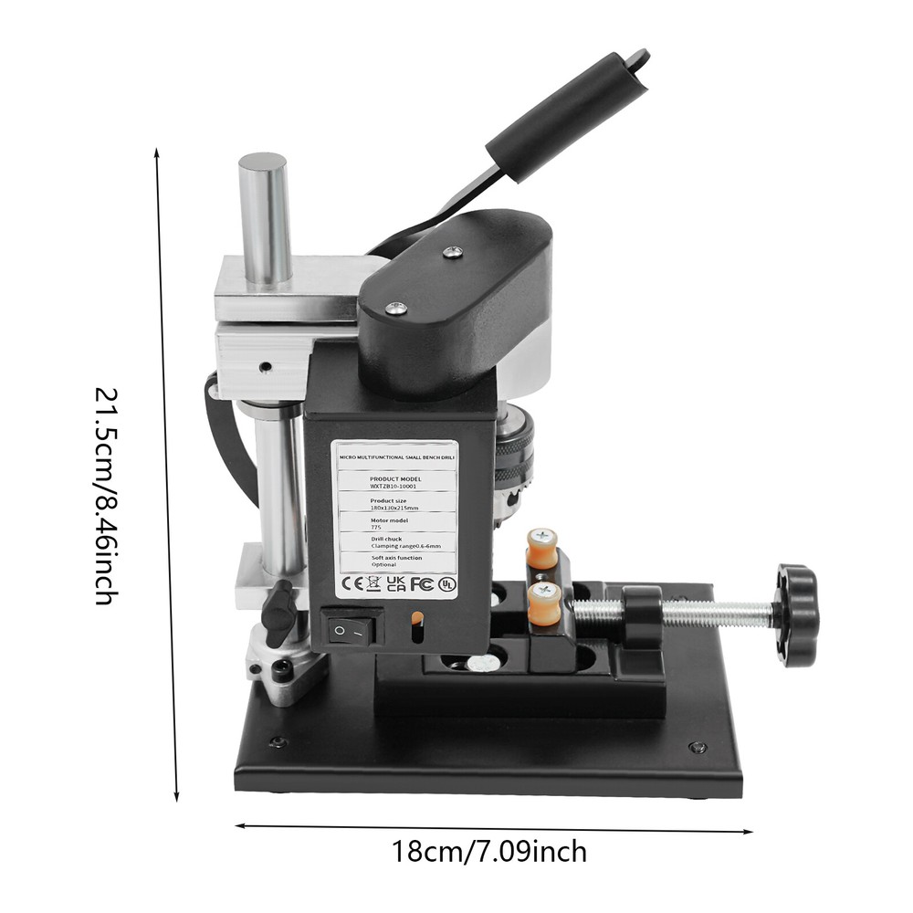 Adjustable Speed Electric Drilling Machine Power Bench Drill Mini Drill Press US