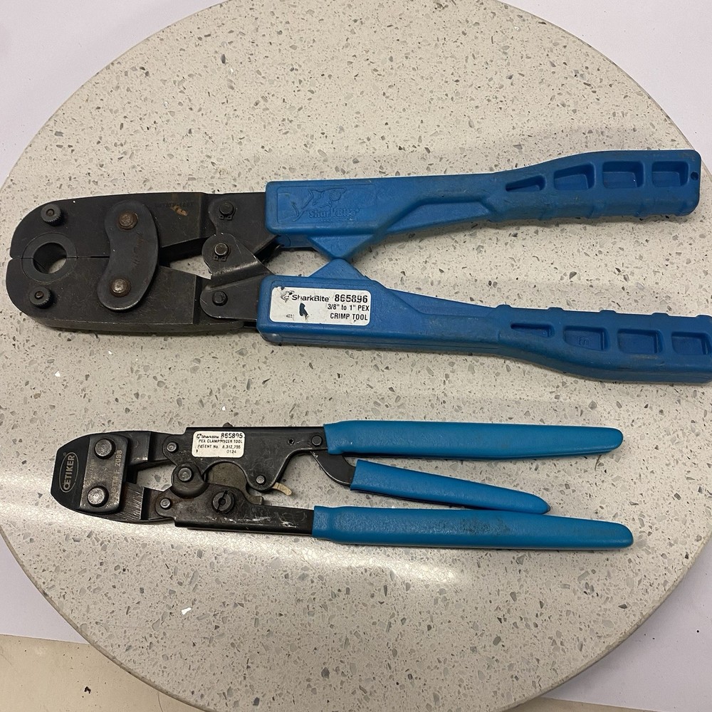 Sharkbite Tools 3/8”-1” PEX Crimp Tool And PEX Clamppincer Tool