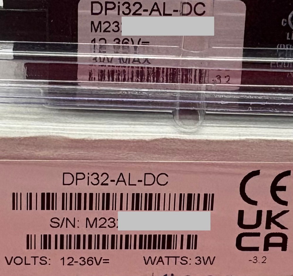 OMEGA DPi32-AL-DC TEMPERATURE / PROCESS PANEL METER 4 DIGIT DPI-AL SERIES 1/32 D