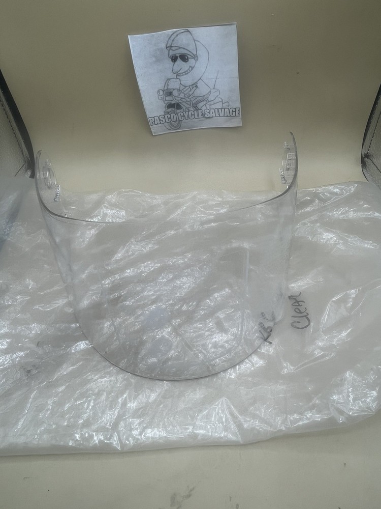 NOS- KBC  TK-7 Replacement Helmet Face Shield , Clear Large