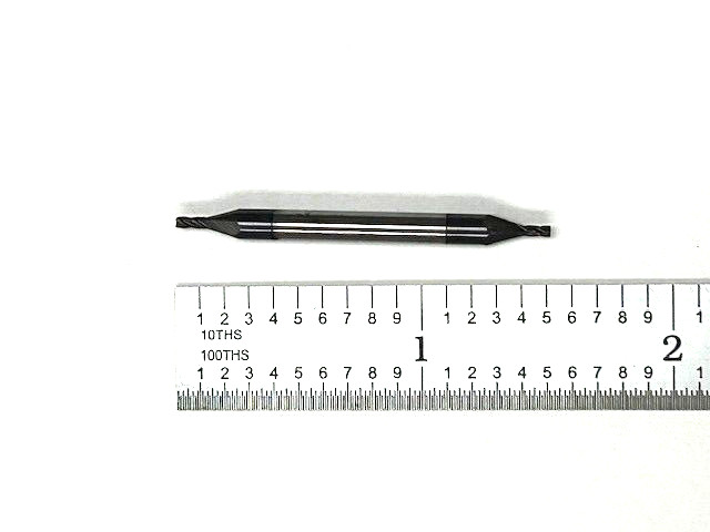 3/64" 4 FLUTE DOUBLE END ALTIN COATED SOLID CARBIDE END MILL HTC 200-4046