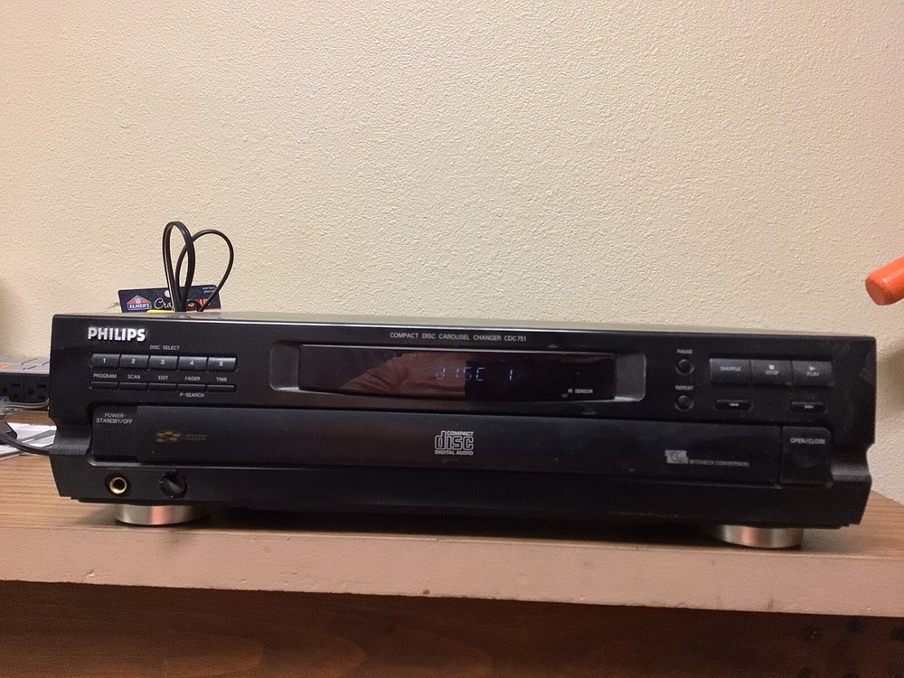 Philips CDC 751 | Compact Disc Carousel Changer | Multi Disk Changer |