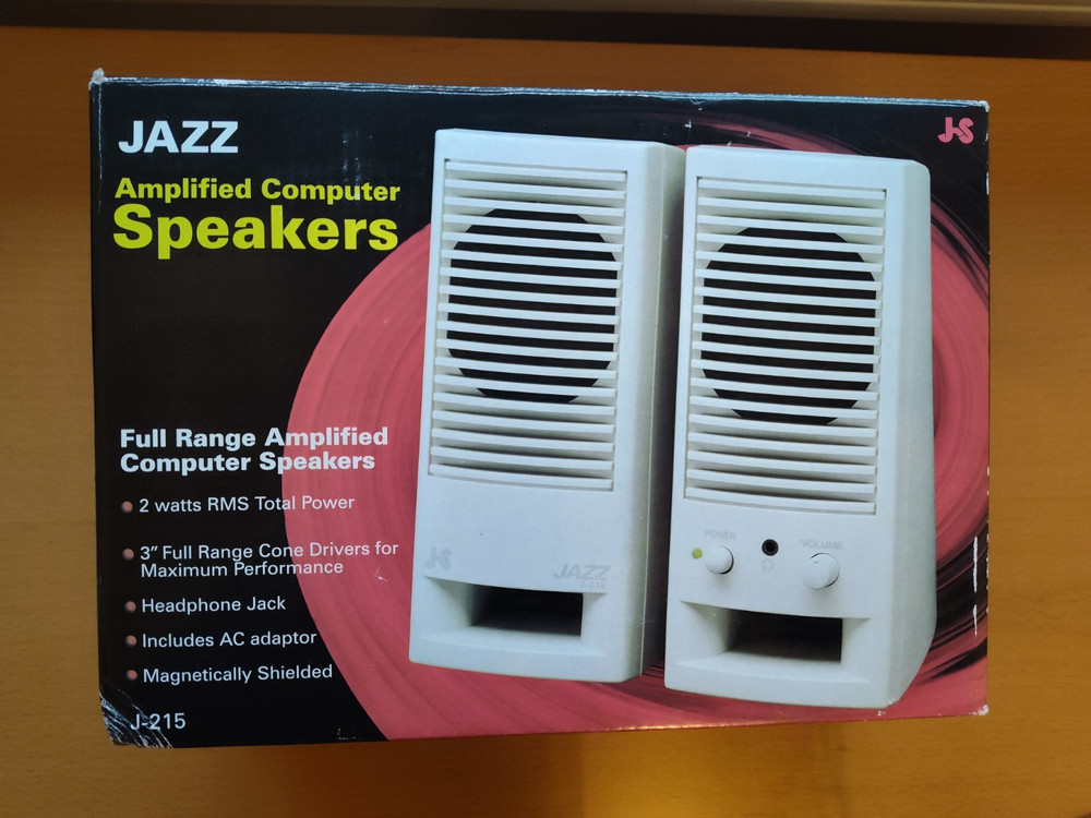 NeJAZZ Amplified Computer Speakers