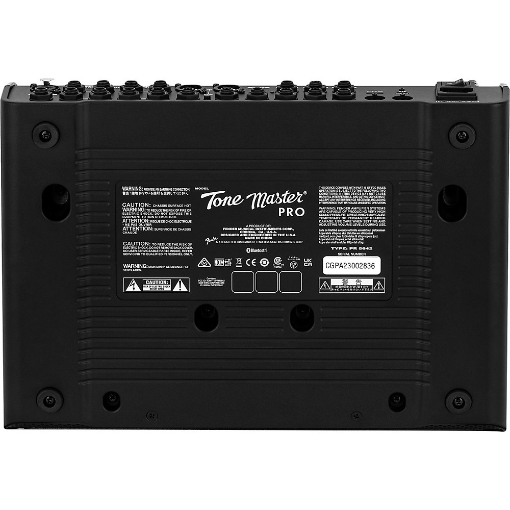 Fender Tone Master Pro Multi-Effects Guitar Pedal Black