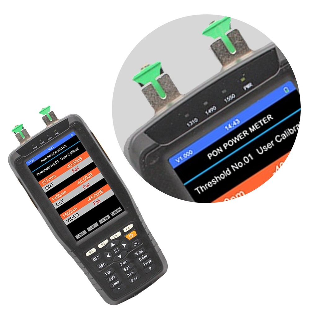 PON power meter fiber network tester not include optical power red light M70B
