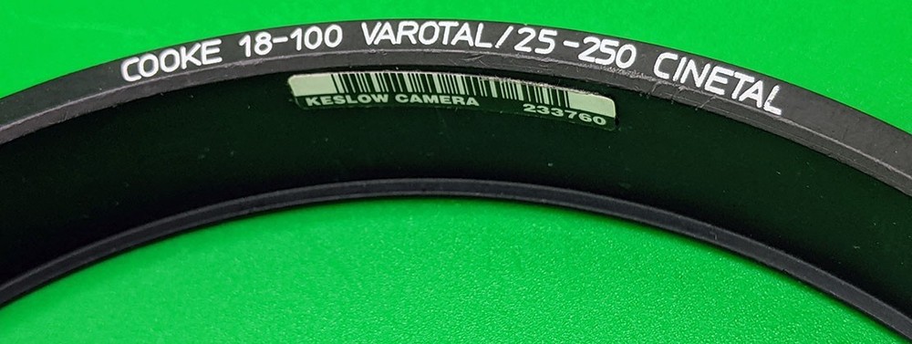 Cooke Variable Primes Ring, 18-100 Varotal/25-250 Cinetal