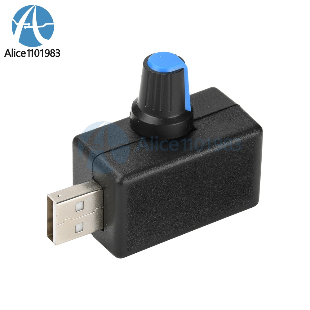 DC 4-12V 5W Mini USB Fan Speed Controller Adjustable Fan Speed Control Module
