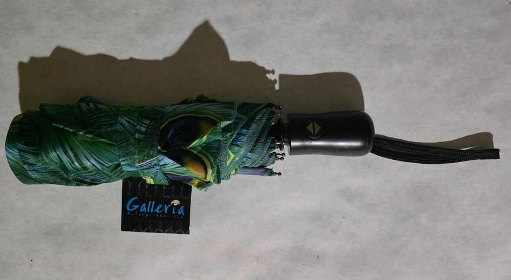 "GALLERIA Peacock Folding Umbrella "
