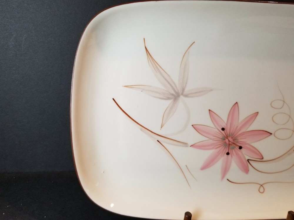 Passion Flower by Winfield 12 1/8" X 8 1/8" Rectangular Serving Platter