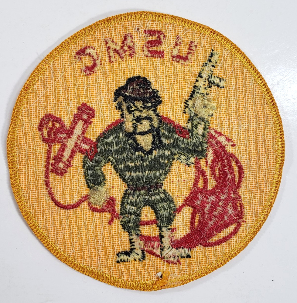 USMC US Marine Corps Devil Dog & EGA Eagle Globe & Anchor PX Patch Vintage