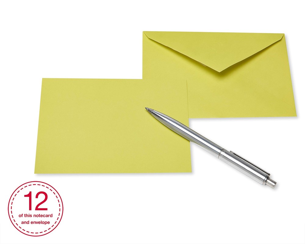 Single Panel Blank Cards with Envelopes, Earthtone Colors (100-Count)