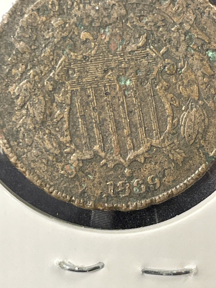 1869 US 2 Cent Coin- A-120
