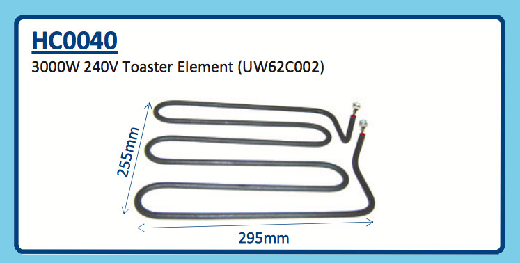 3000W 240V TOASTER ELEMENT HC0040 UW62C002