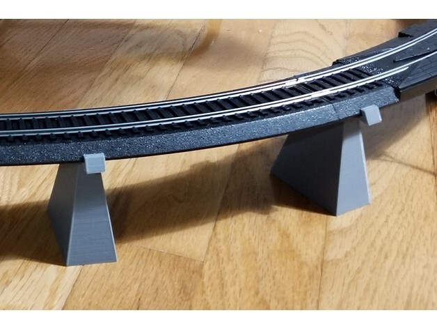 HO Scale Train Track Support Arms Bracket - Color Black