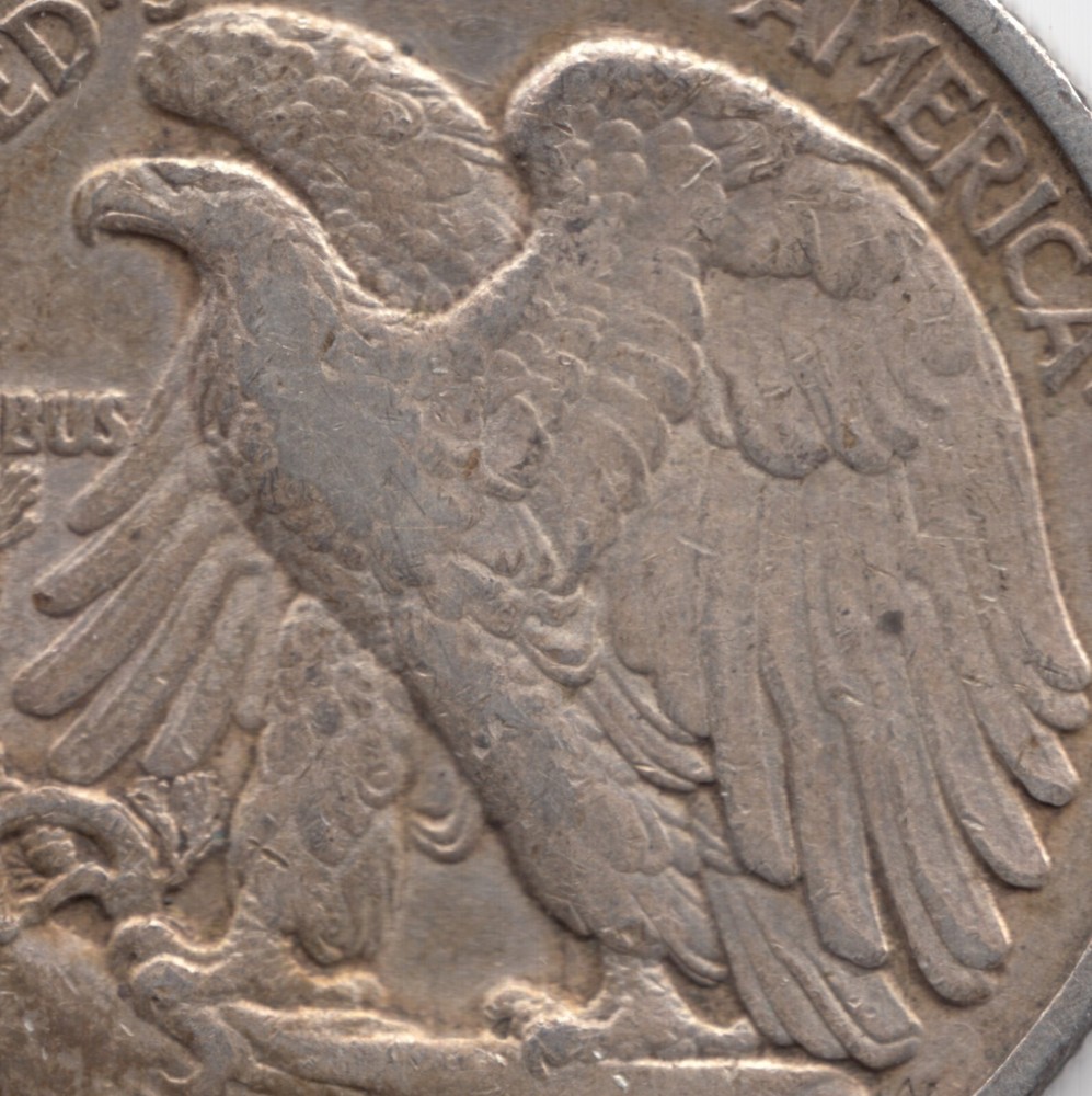 1934 S Walking Liberty Half Dollar, AU