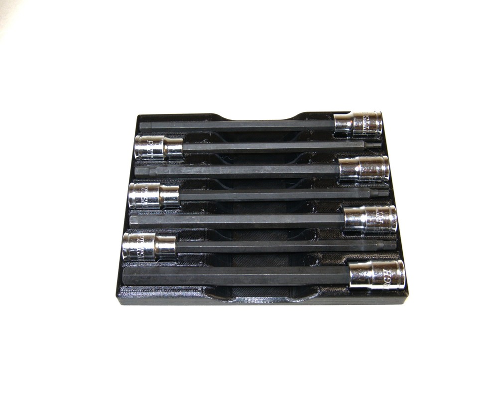 Magnetic Long Hex Socket Organizer – Fits Most Metric Long Hex Socket Sets