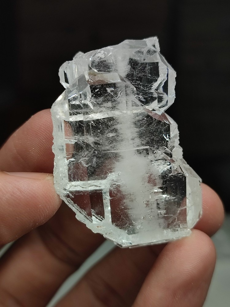 Faden Quartz Crystal With Beautiful Luster & Unique Growth-Pk