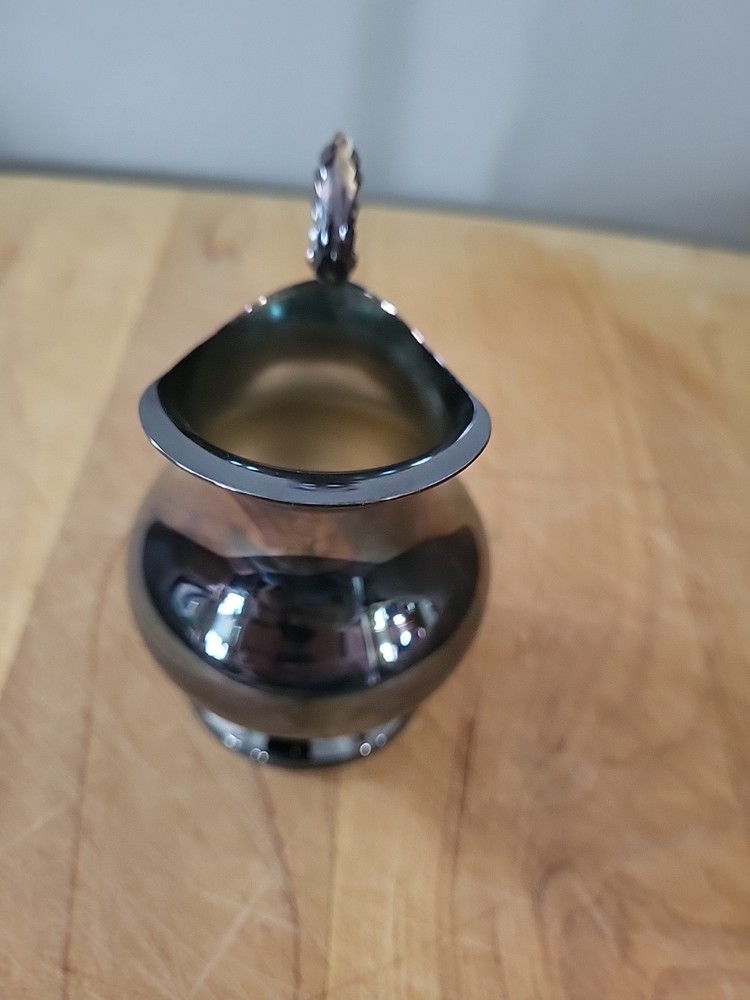 Antique Pitcher Silver Plated - 4" Tall