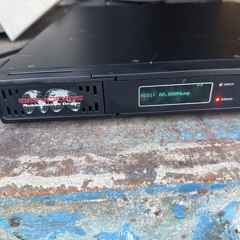 Sencore MRD 3187B Modular Receiver Decoder IRD Tested