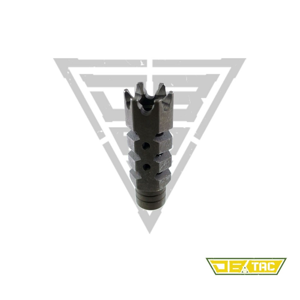 DB TAC Muzzle Brake 1/2"x28 TPI Thread Shark Style For 5.7x28
