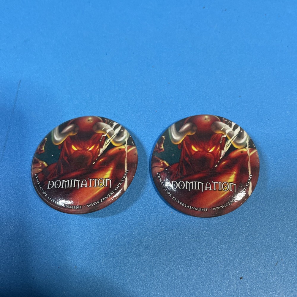 Zenescope Set Of 8 Pin backs, 6 Different Pins