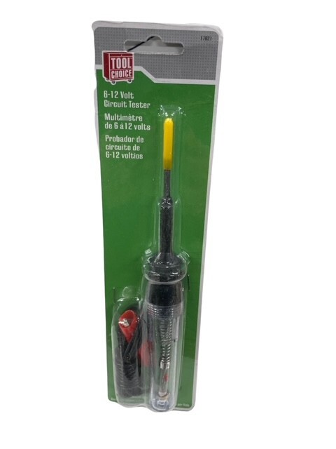 CIRCUIT TESTER 6-12 VOLT 17621 TOOL CHOICE