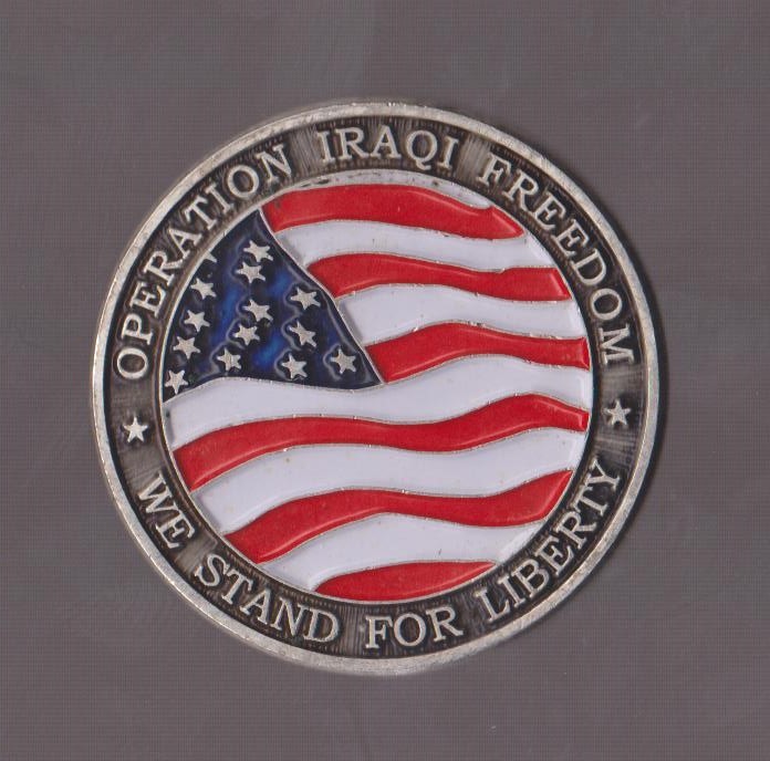 Mission Accomplished Iraq  Challenge Coins 1.5 " DIA