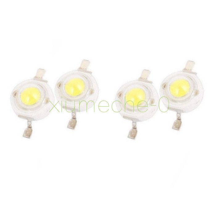 100PCS 1W Pure White SMD LED Beads NEW