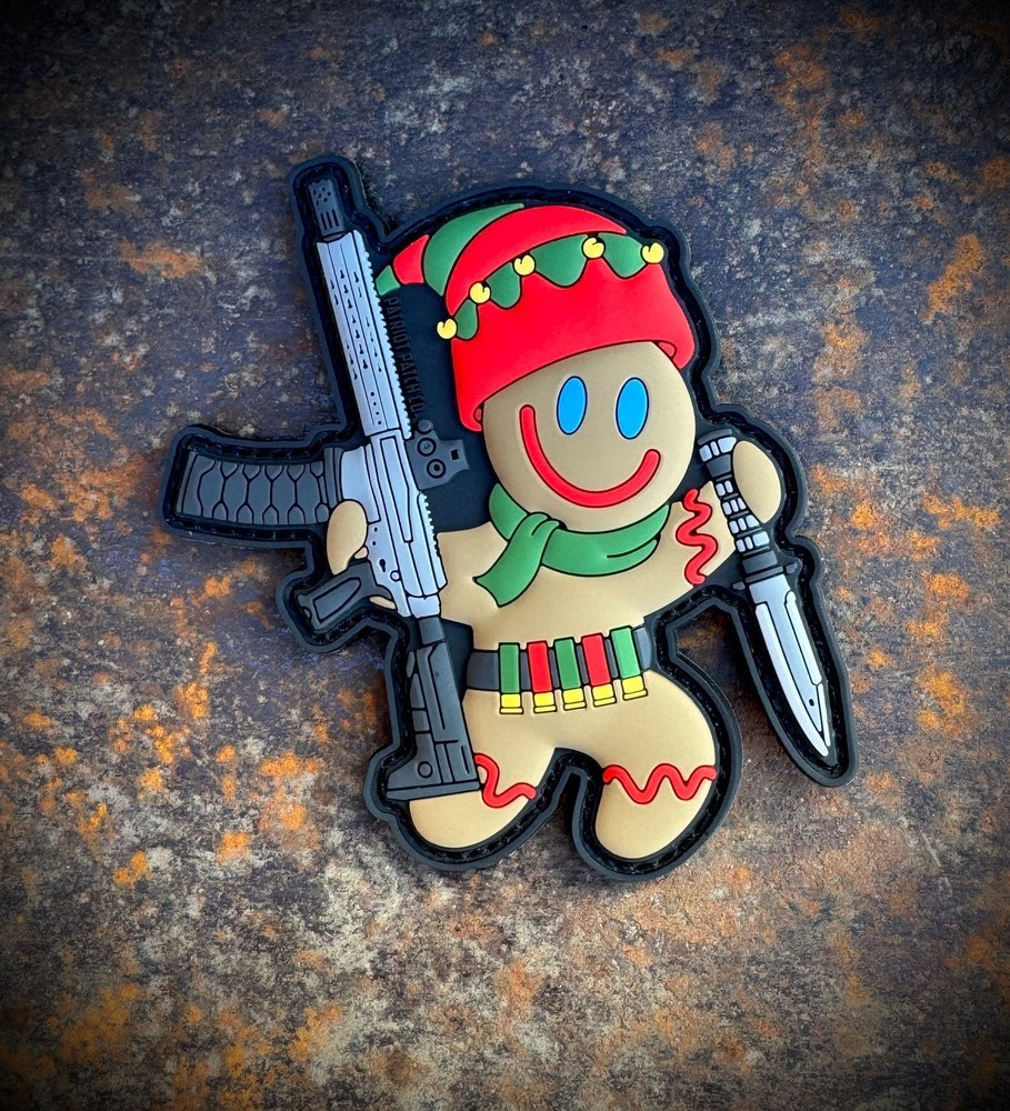 Patriot Patch Co. - Tactical Gingerbread Man Auto Shotty - Patch