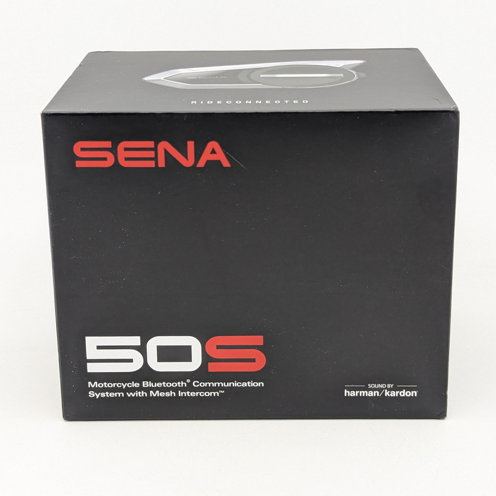 Sena 50S Motorcycle Bluetooth Communication System w/ Mesh Intercom | Pack of 1