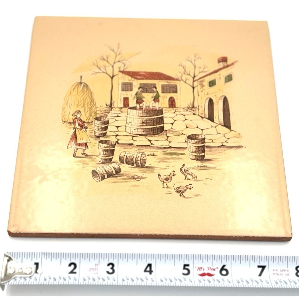 Vintage Riobamba Ceramic Tiles Wall Art Set 5 High end kitchen backsplash tile
