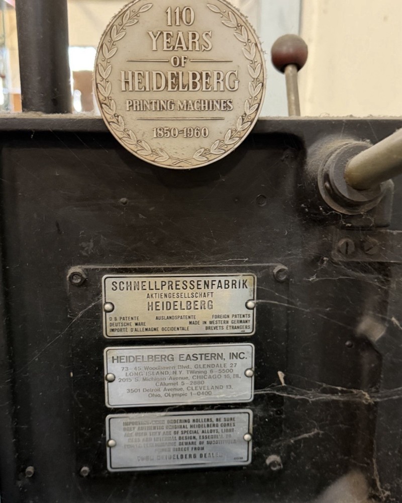 Heidelberg Windmill Die-Cutter