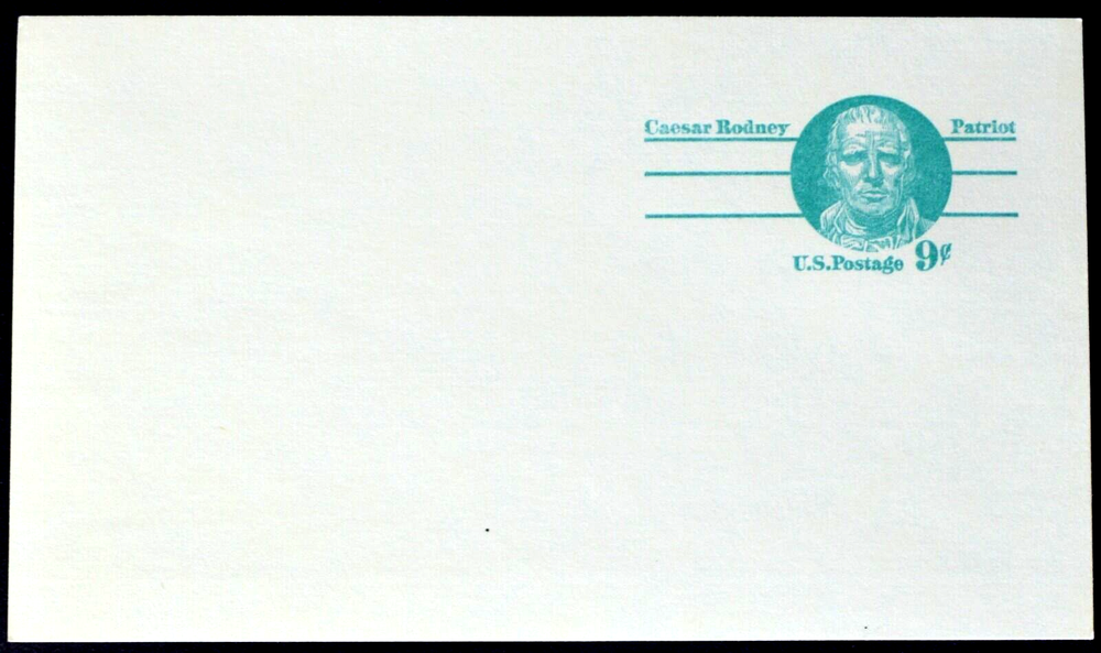 1976 US Sc. #UX70 postal card, 9 cent, mint, sharp corners, excellent condition