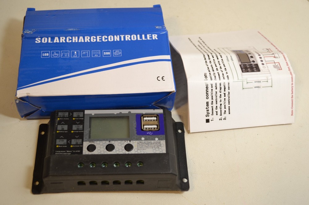 Solar Charge Controller Model W88-C 12V/24V 30A