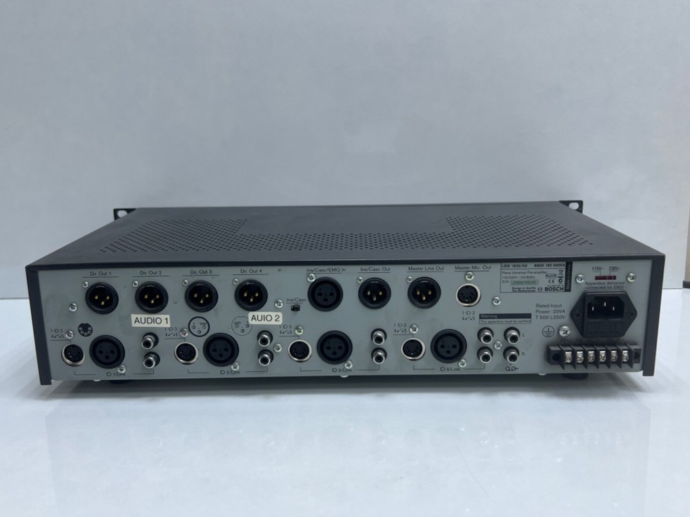 BOSCH Universal Pre-Amplifier LBB 1920/00