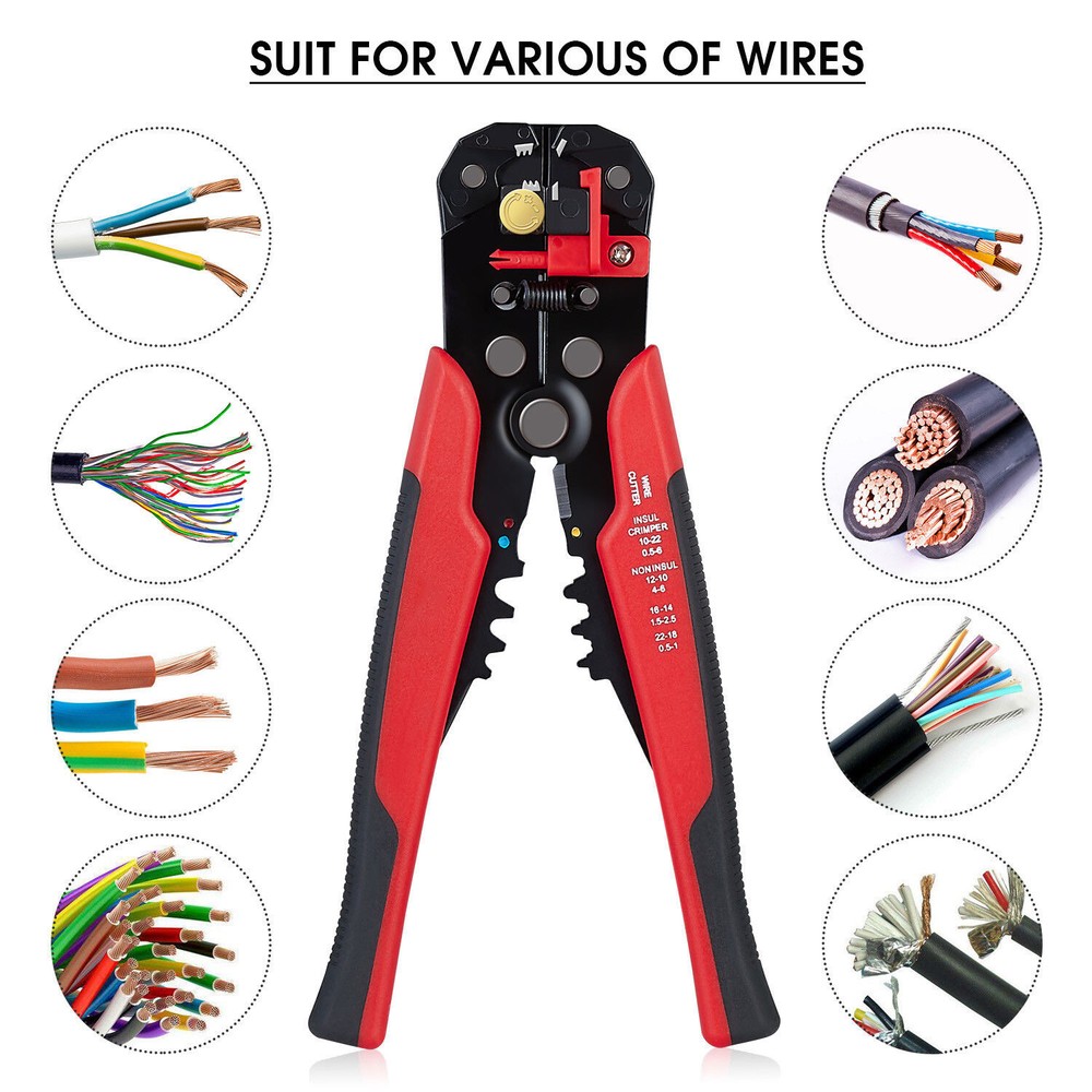 5-in-1 Multi-Functional Wire Stripping Pliers - Adjustable Universal
