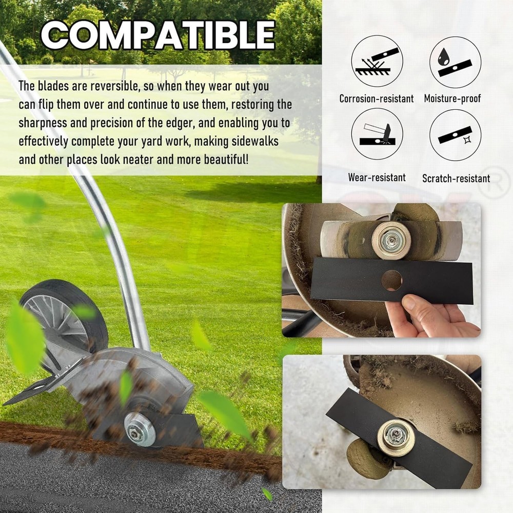 Versatile Edger Blades 5 Pack – Compatible with Leading Brands Like Ryobi & Echo