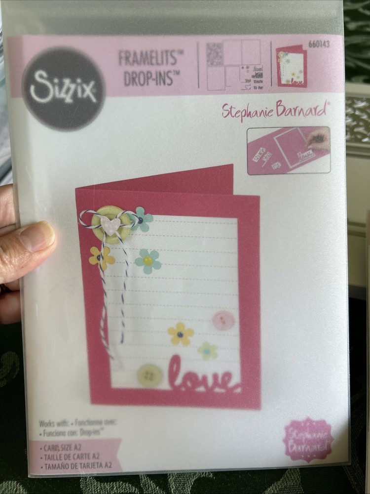 Lot Of 3 Sizzix Thinlits Fold A Long Framelits Step Ups Hearts Cactus Cards