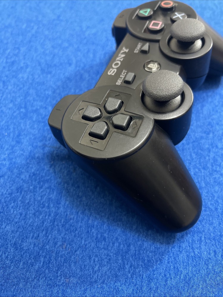 Sony PS3 DualShock 3 Wireless Controller Black OEM Great Condition Tested