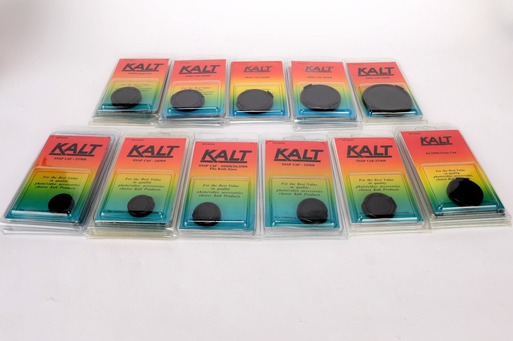 New Kalt *Snap Cap* Replacement Lens Cap - Multiple sizes