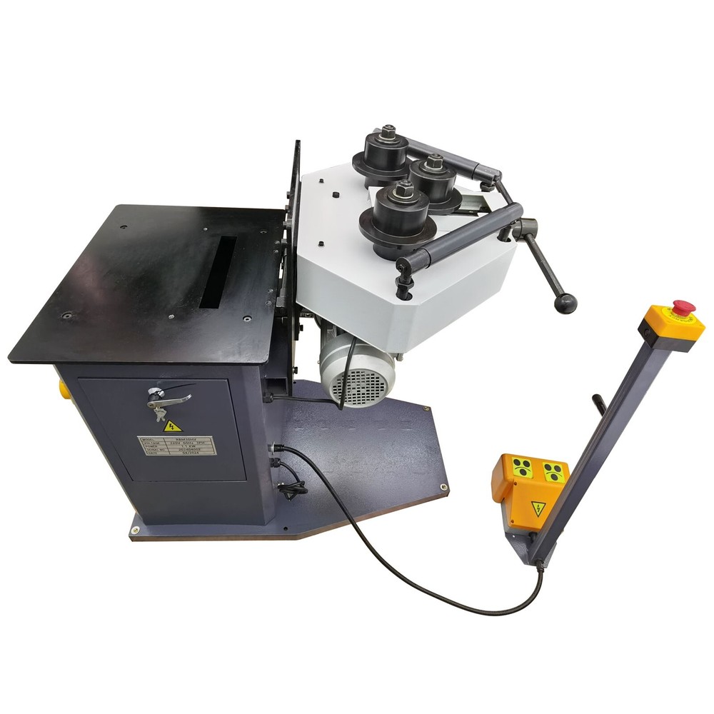 220V 3PH Pipe Roll Bender Ring Roller Pinch Roller Coiling Bending Machine