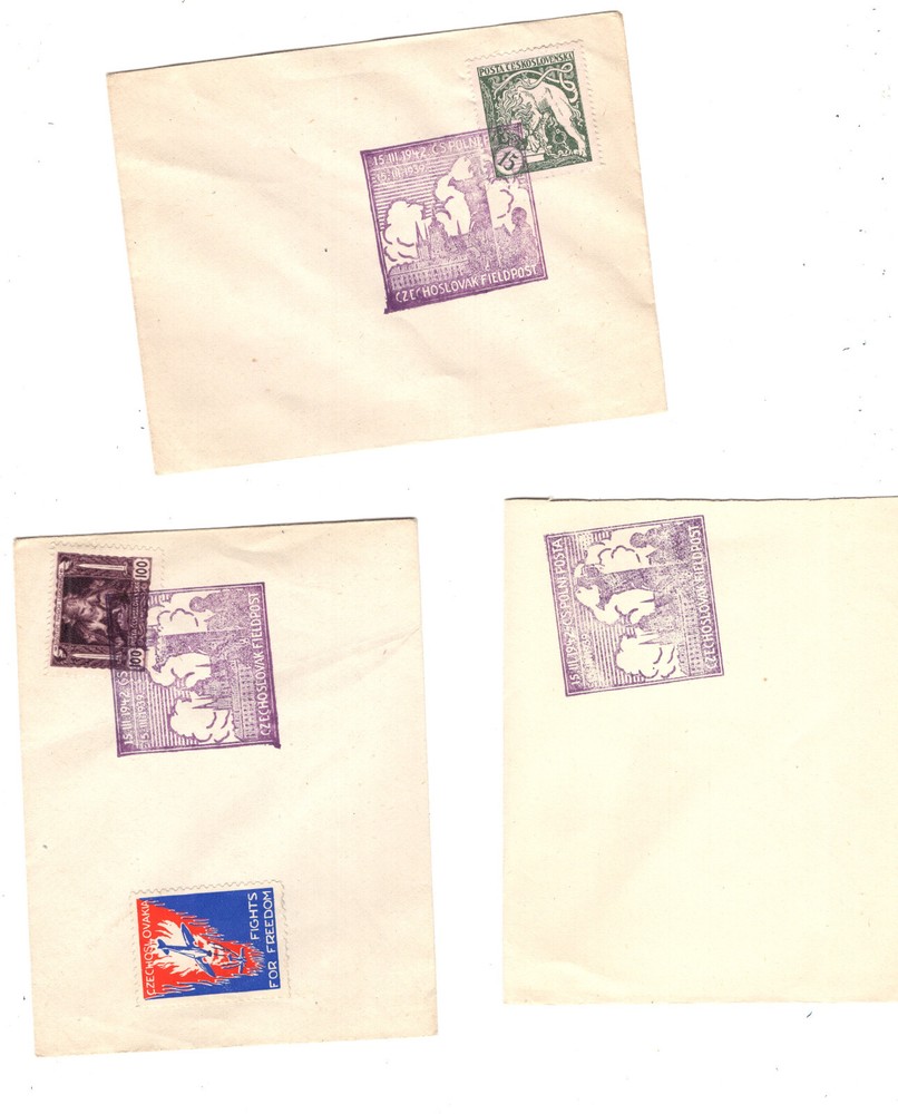 Czechoslovakia  3   exile   covers