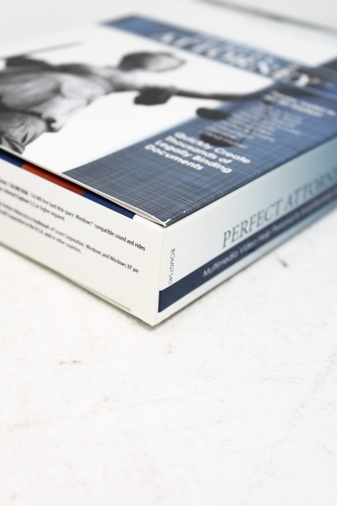 Cosmi Premium Perfect Attorney PC Computer Software Program CD-ROM Disk Set of 3