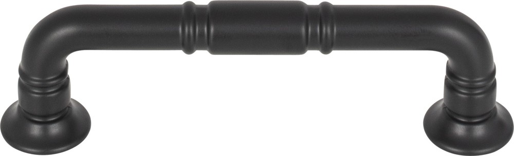 Top Knobs TK1002BLK Kent Pull 3 3/4" (c-c) Flat Black