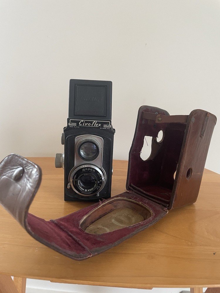 CIRO-FLEX TLR CAMERA AND CASE ALPHAX 85 MM Made In USA