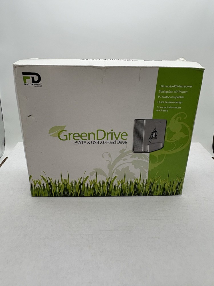 MicroNet Fantom Drives GreenDrive ESATA & USB 2.0 2000GB Hard Drive -